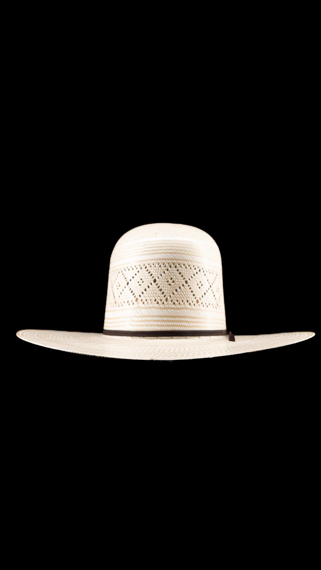 X | Open Crown Straw Hat