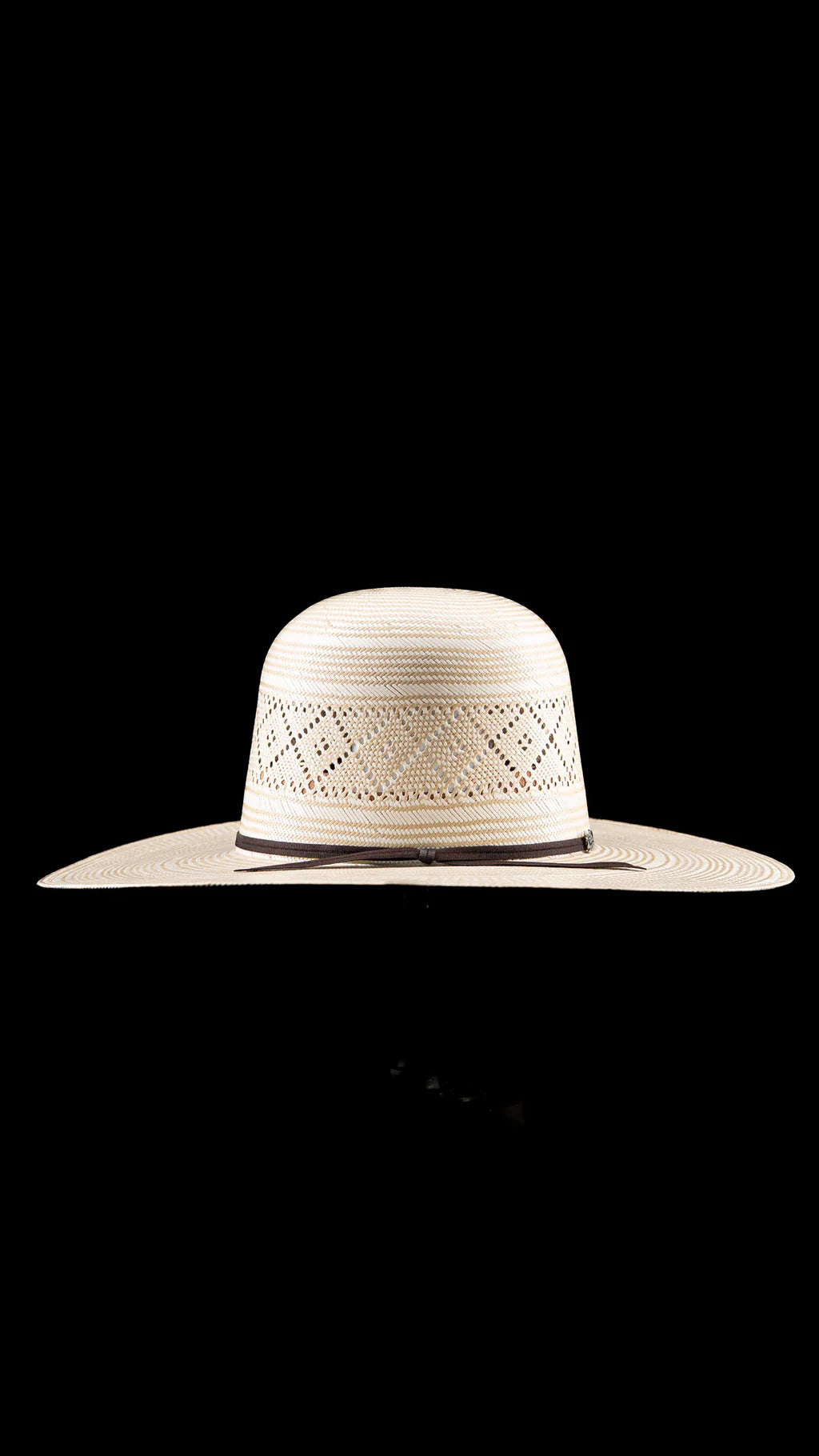 X | Open Crown Straw Hat