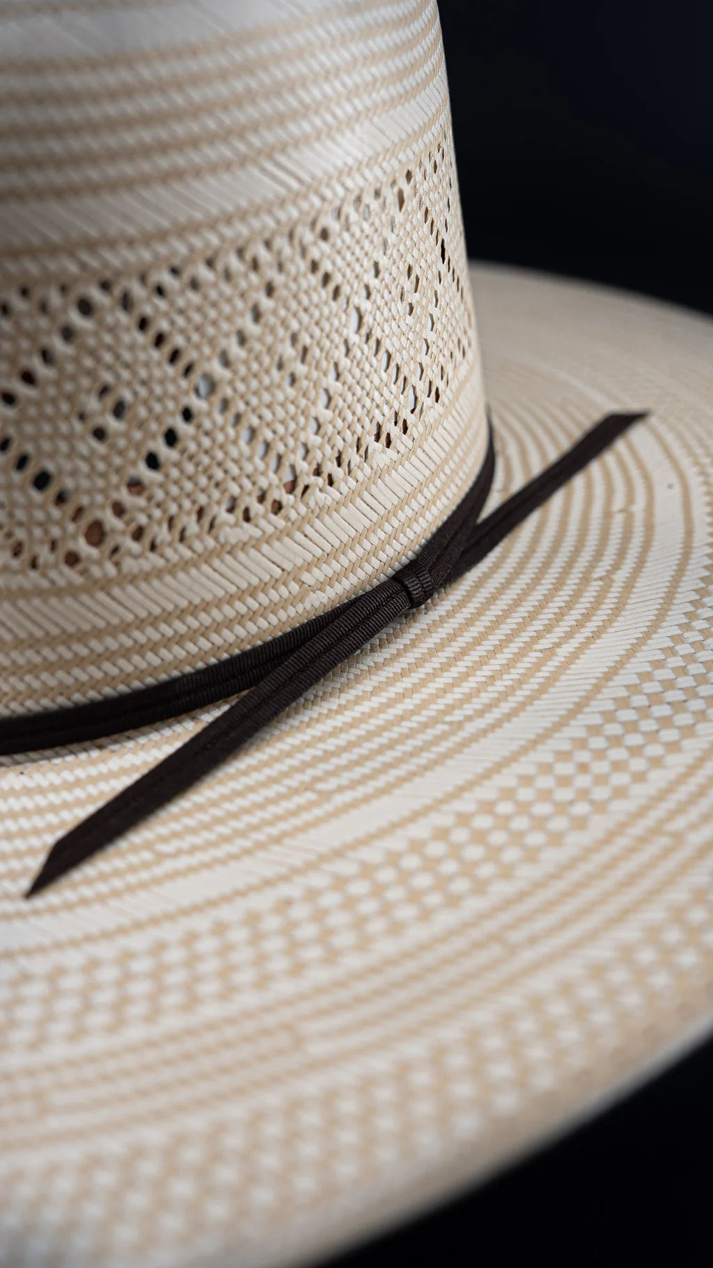 X | Open Crown Straw Hat