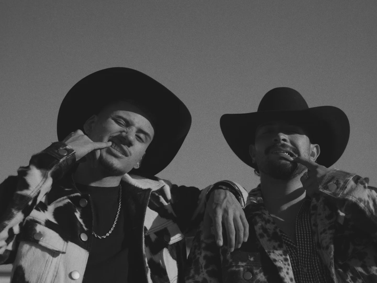 Third Coast brand film: friends in cowhide jackets, a bull ride, the crowd and live music, in black and white