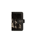 Unisex black cowhide wallet handcrafted by Third Coast, front view