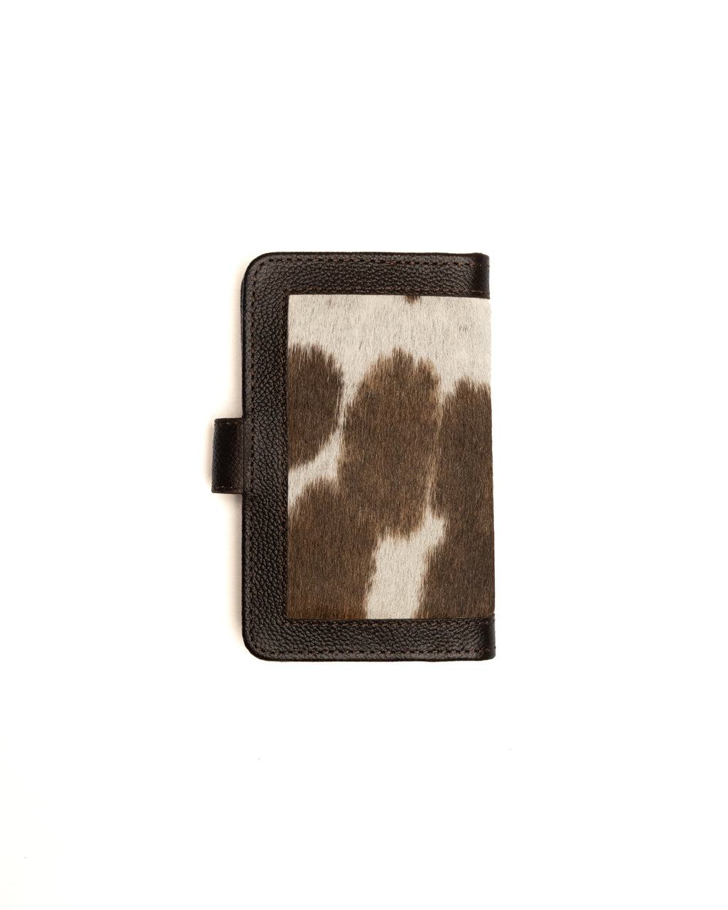 Unisex brown cowhide wallet handcrafted by Third Coast, back view
