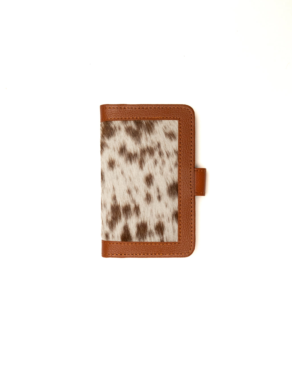 Unisex Red Angus cowhide wallet handcrafted by Third Coast, back view